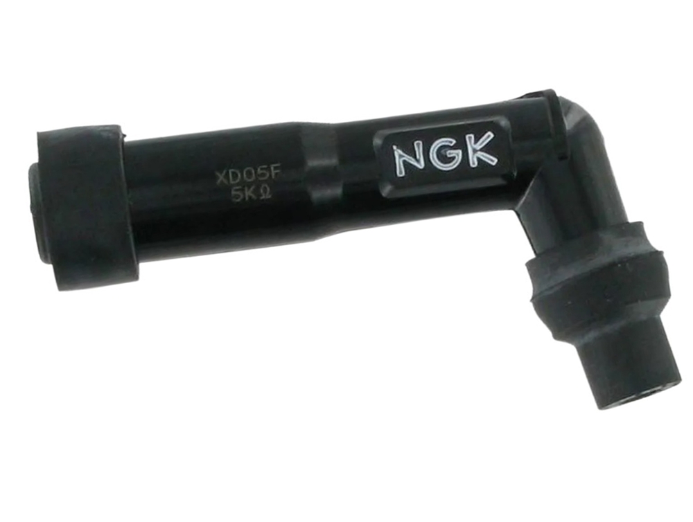 NGK Zündkerzenstecker XD05F - 8072 - 120° abgewinkelt - schwarz NGK Zündkerzenstecker XD05F - 8072 - 120° abgewinkelt - schwarz