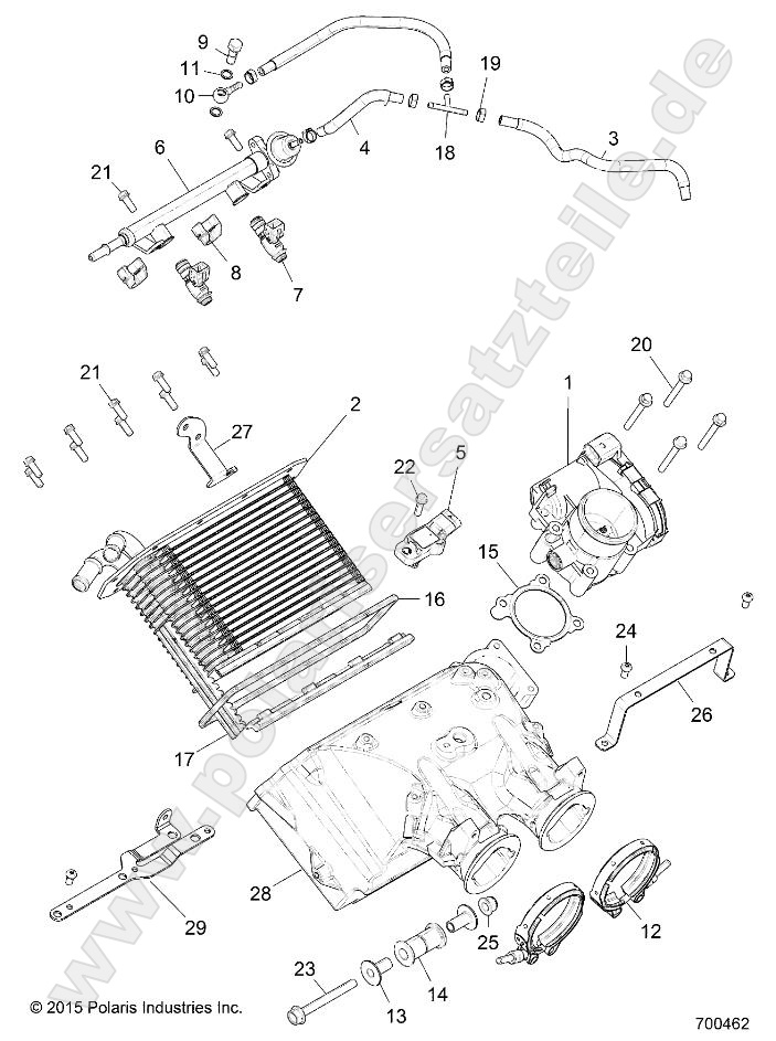 ENGINE, AIR INTAKE MANIFOLD