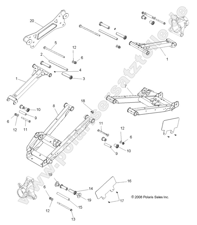 suspension rear control arms