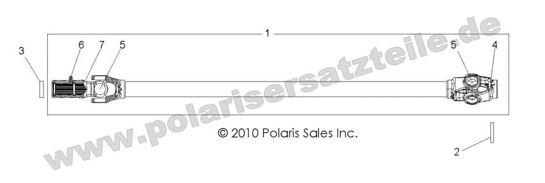 DRIVE TRAIN, FRONT PROP SHAF