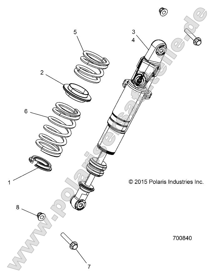 Suspension, Rear Shock Mounting (700840)