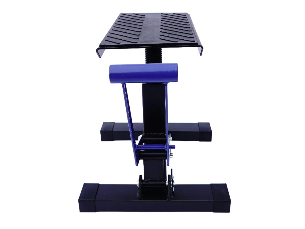 TMP Motocross & Enduro Hubständer Factory / MX Montageständer - schwarz-blau