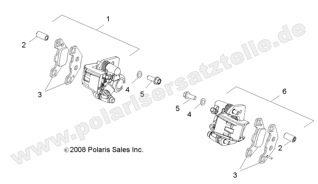 BRAKES, CALIPER, FRONT