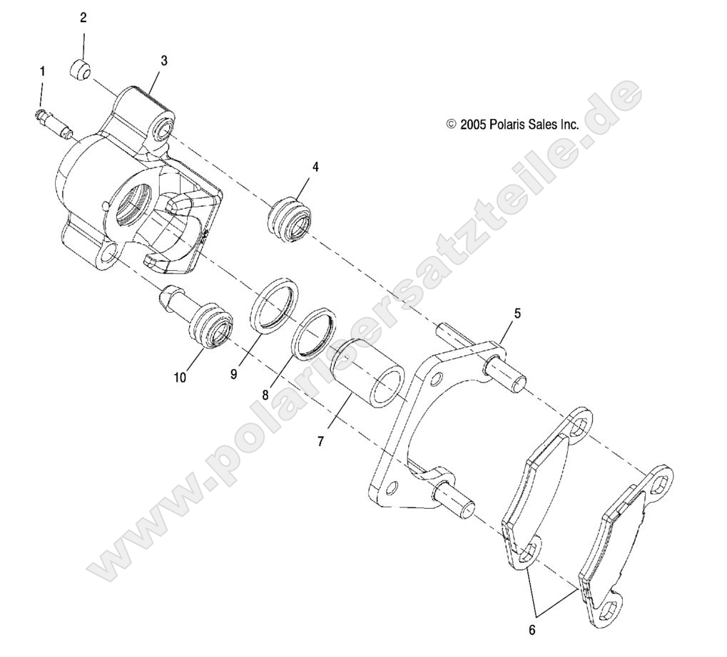 BRAKES, CALIPER, REAR