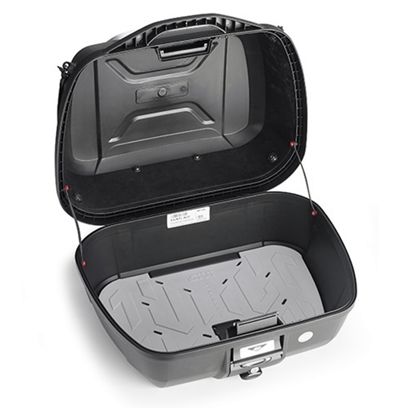 Givi_Monolock_Topcase_43N___43_Liter___schwarz_mit_silber_Cover___inkl_Montagekit__9123_3 Givi Monolock Topcase E43 N - 43 Liter - schwarz mit silber Cover - inkl. Montagekit