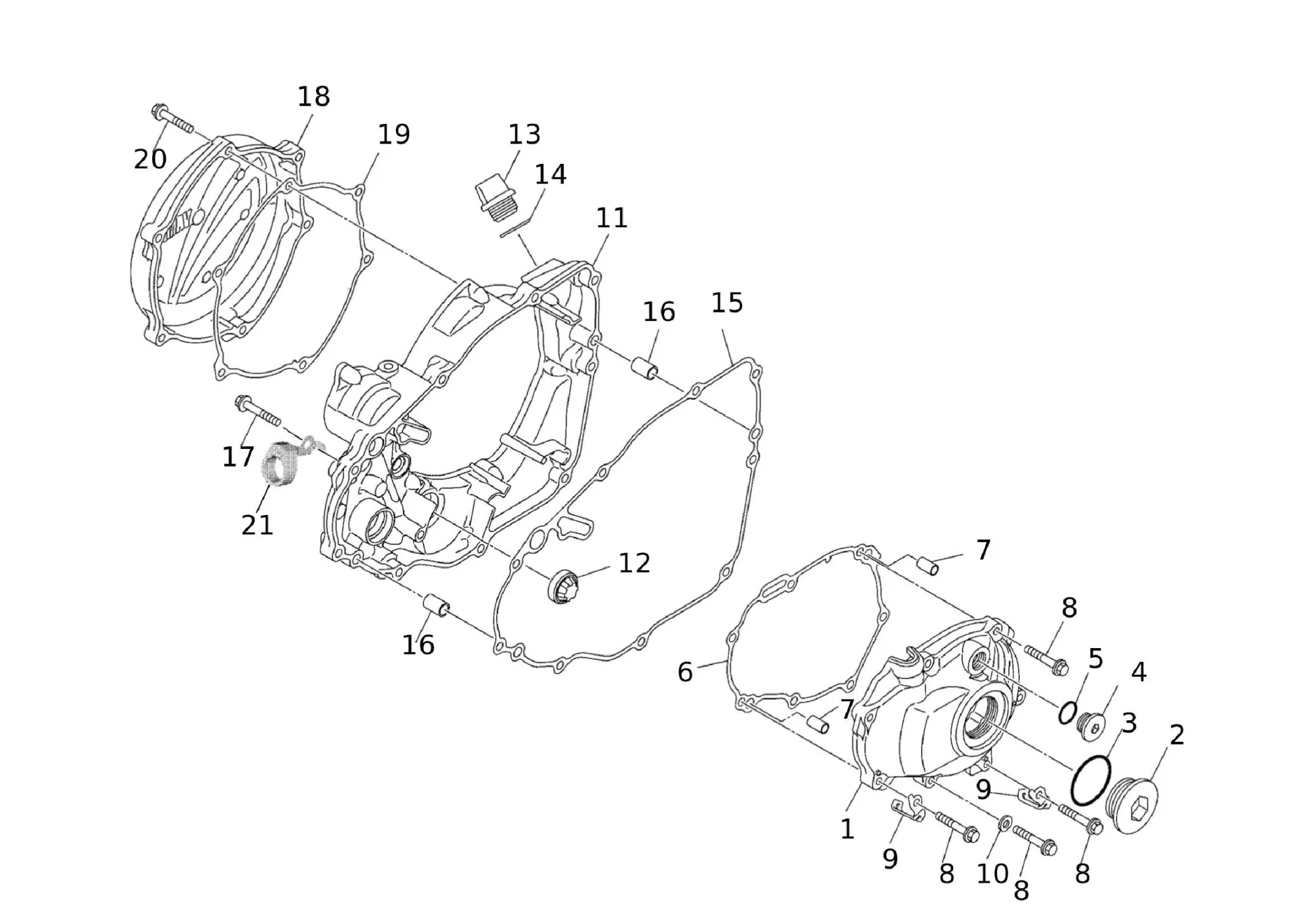 Motorgehäusedeckel Motorgehäusedeckel
