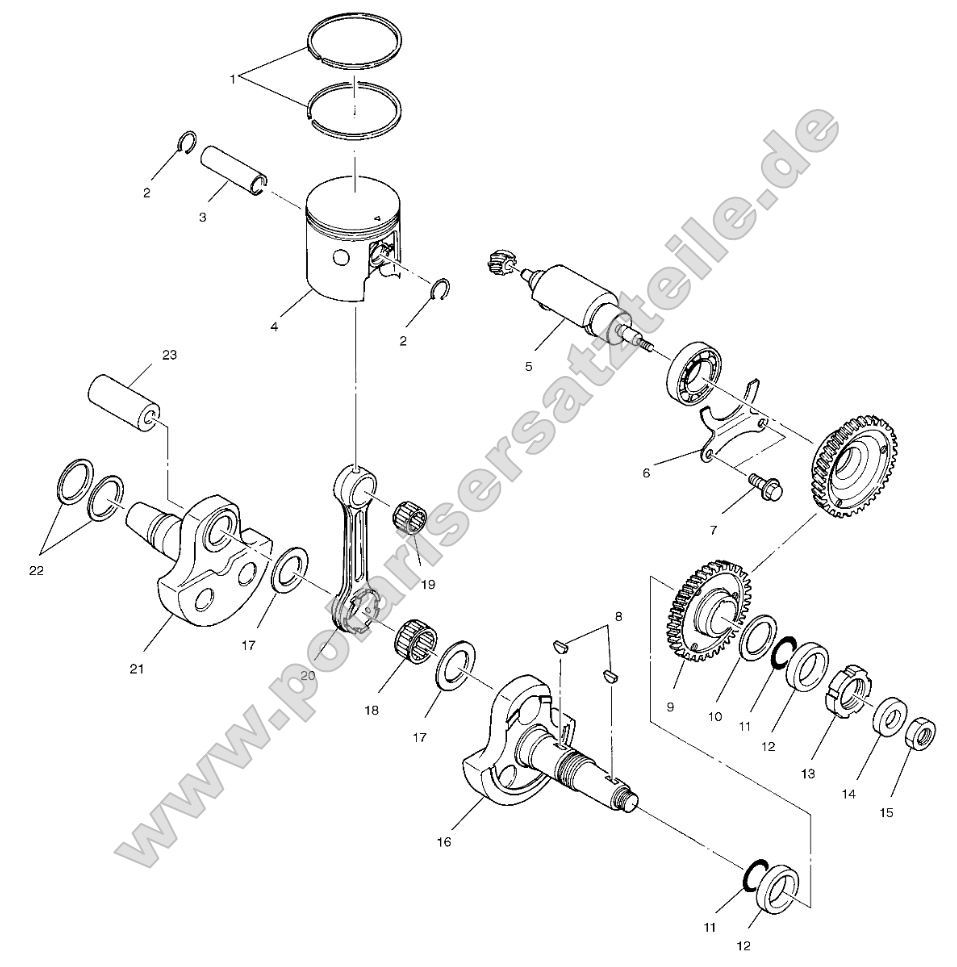 Piston and Crankshaft