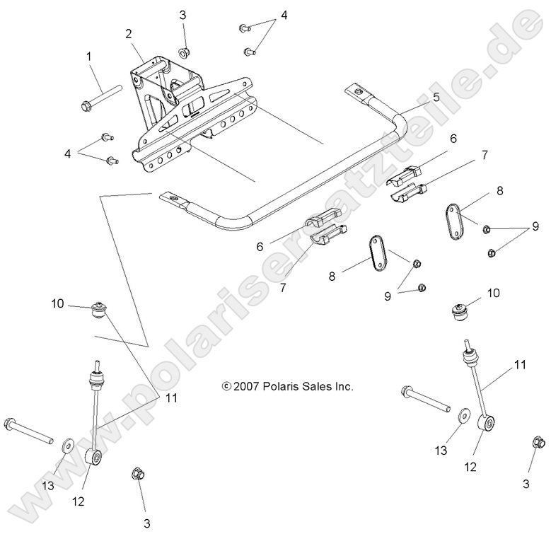 SUSPENSION, TORSION BAR