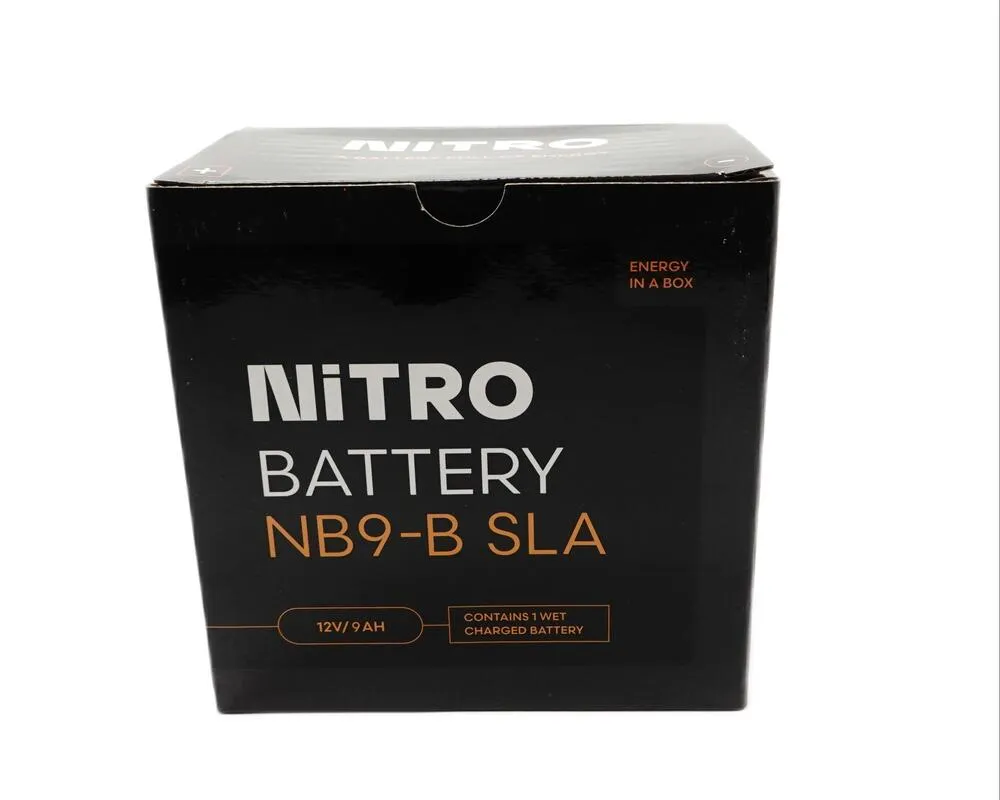 Nitro NB9-B SLA GEL AGM Batterie 12V 9AH - Einbaufertig (YB9-B CB9-B 12N9-4B1)