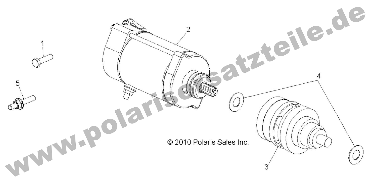 ENGINE, STARTING MOTOR