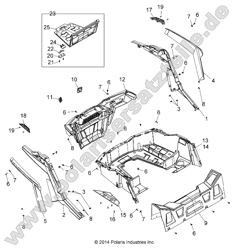 Body, Rear Rack and Fenders