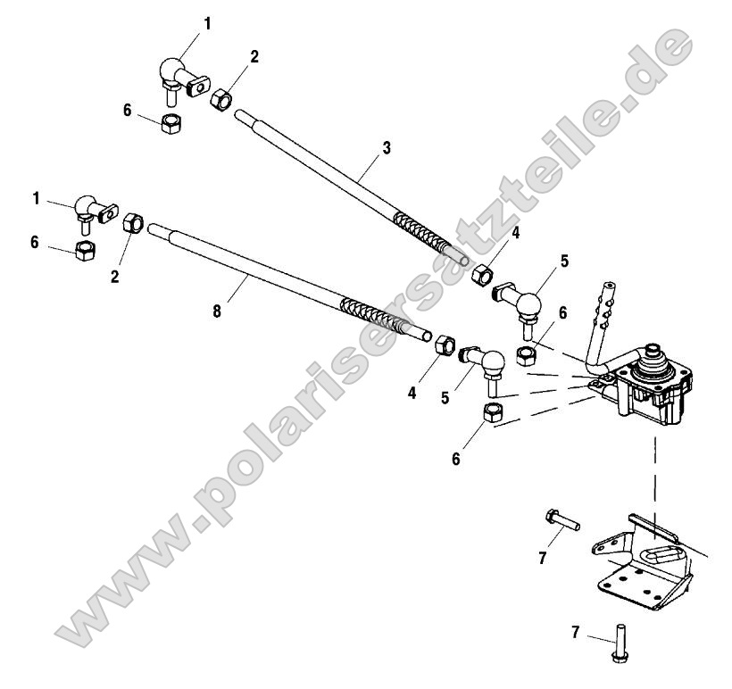 Gearcase Selector Mounting