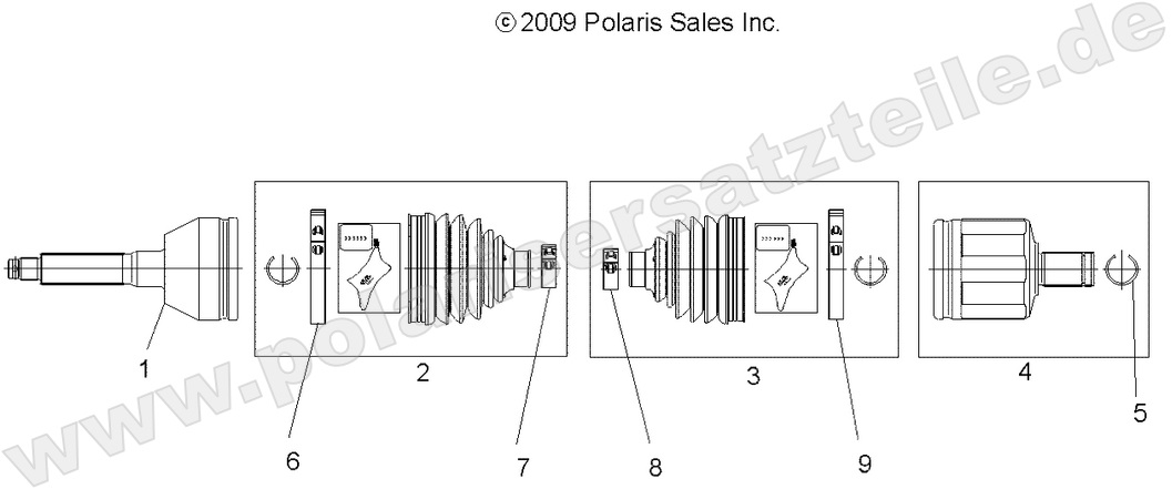 DRIVE TRAIN, FRONT DRIVE SHAFT