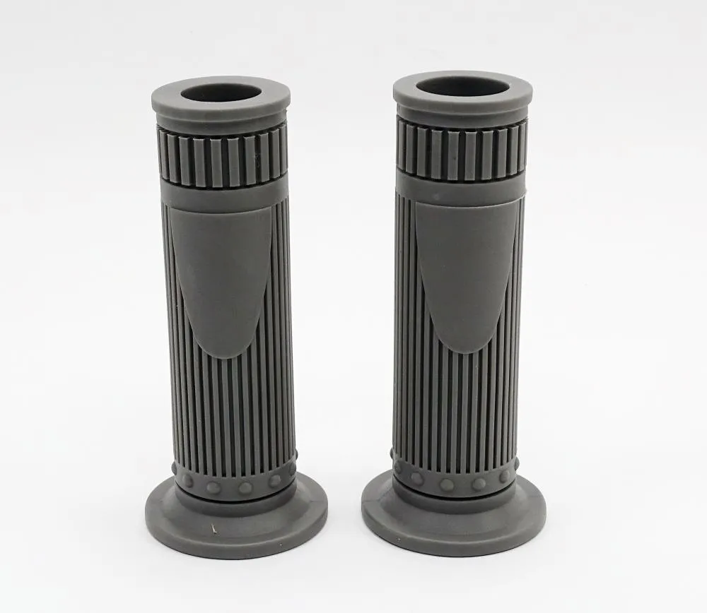 TMP Motorrad modern Urban City Lenkergriffe grau