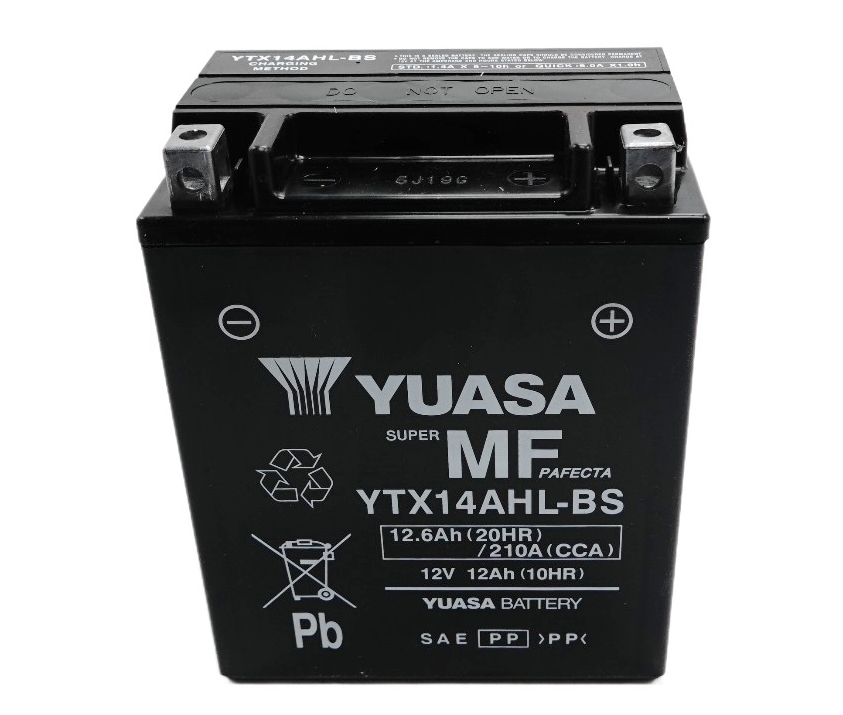 Yuasa YTX14AHL-BS AGM Batterie 12V 12AH CP - Einbaufertig (YB14L-A2 12N14-3A) Yuasa YTX14AHL-BS AGM Batterie 12V 12AH CP - Einbaufertig (YB14L-A2 12N14-3A)