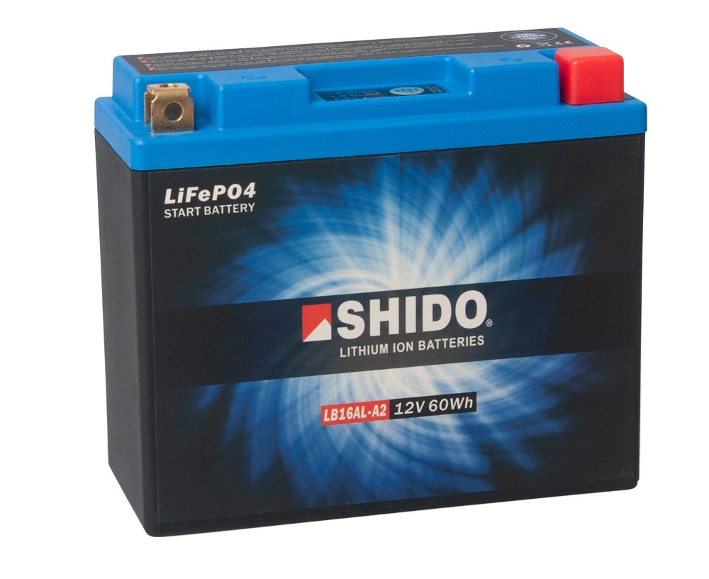 Shido LB16AL-A2 Lithium Ionen Batterie 12V LiFePO4 (YB16AL-A2 CB16AL-A2) Shido LB16AL-A2 Lithium Ionen Batterie 12V LiFePO4 (YB16AL-A2 CB16AL-A2)