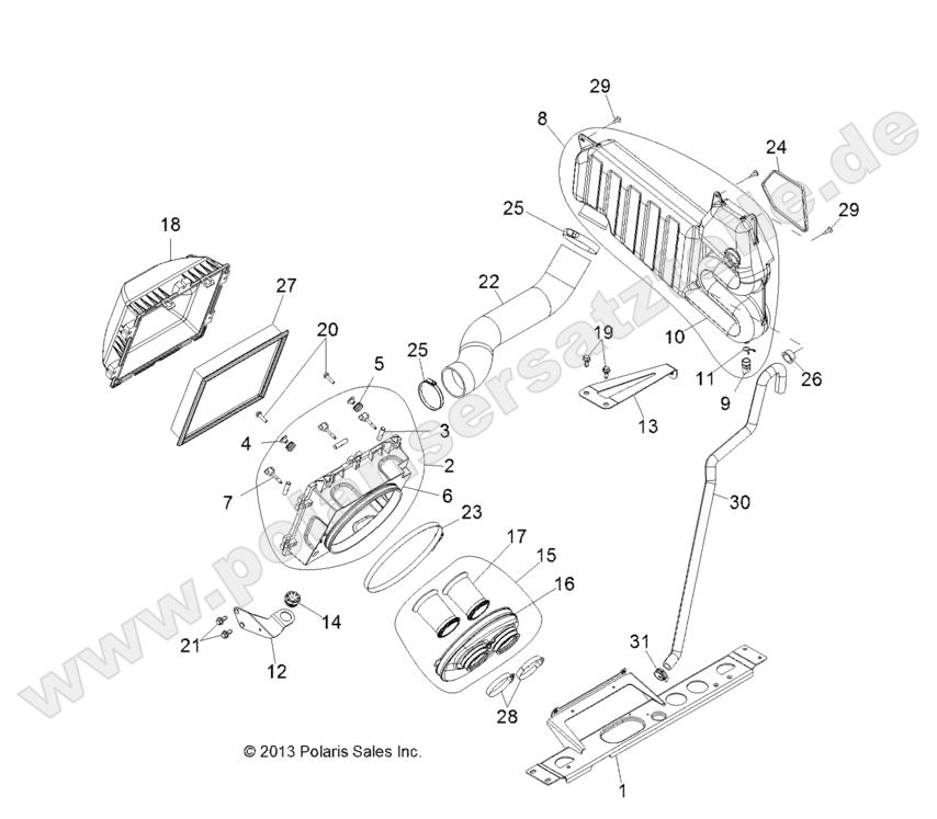 ENGINE, AIR INTAKE SYSTEM