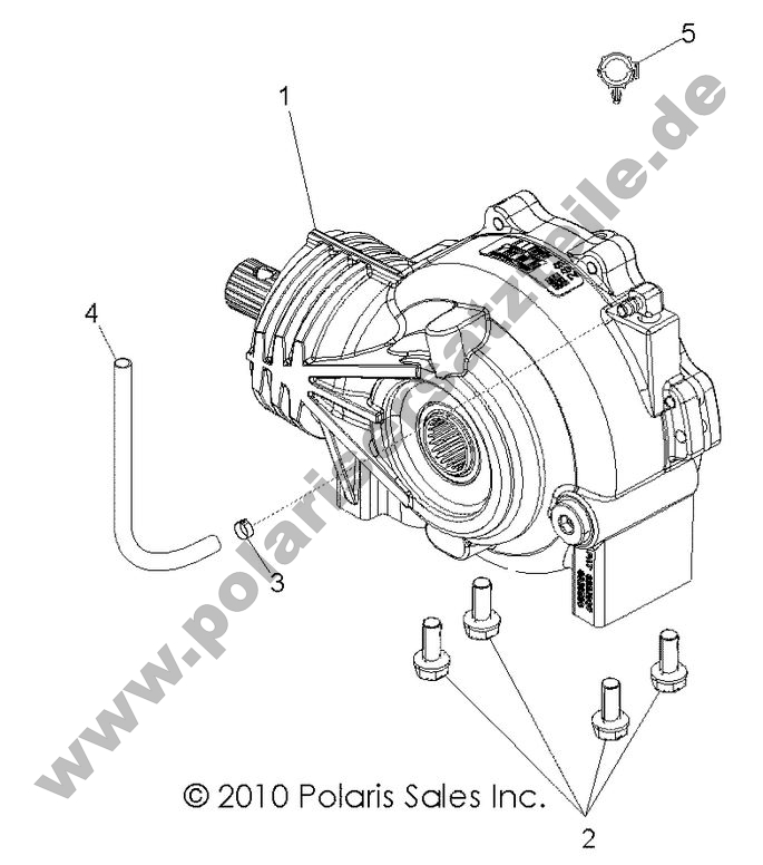 DRIVE TRAIN, FRONT GEARCASE