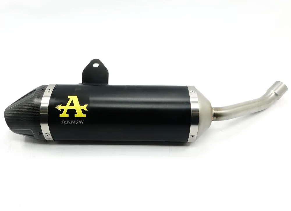 Arrow_Dark_Thunder_Auspuff_Euro5___Fantic_XMF_125_2023___XEF_125_2023__52512AKN_5 Arrow Dark Thunder Auspuff Euro5 - Fantic XMF 125 2023- / XEF 125 2023-