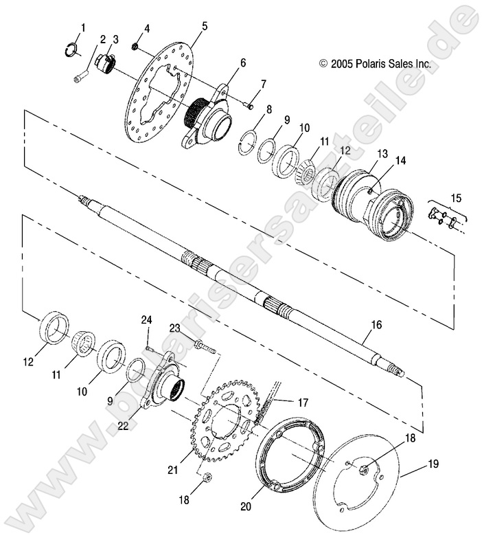DRIVE TRAIN, REAR AXLE and HOUSING