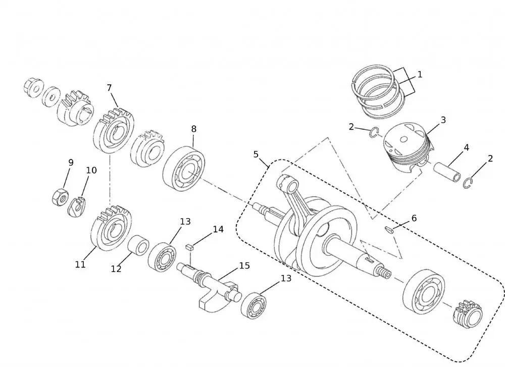 53139_49 Kolben - Kurbelwelle