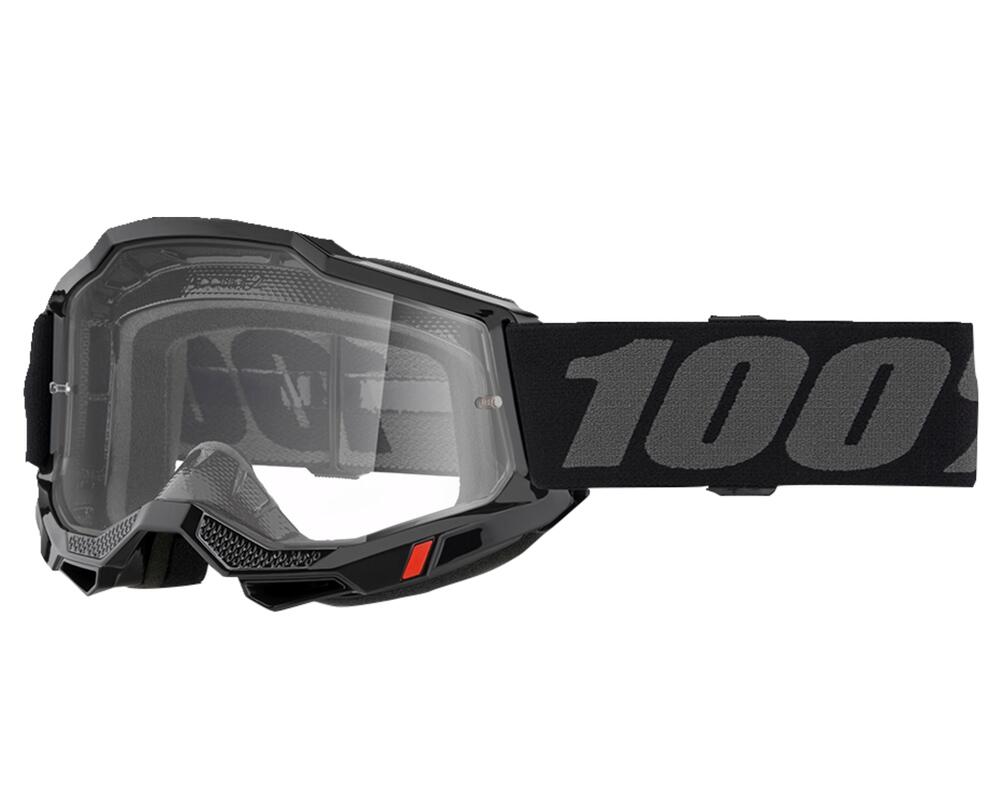 100% Crossbrille Accuri 2 - Black schwarz - klares Glas