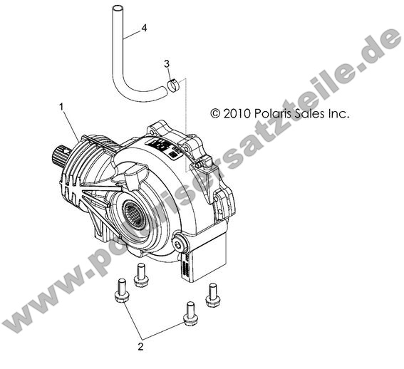 drive train front gearcase