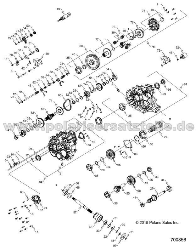 DRIVE TRAIN, MAIN GEARCASE (TO 2/1/16)