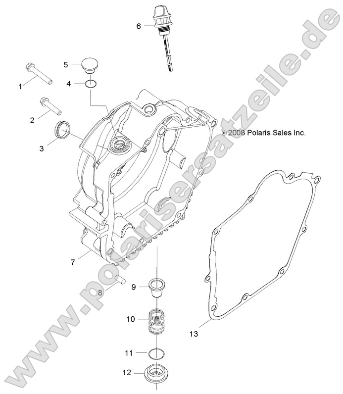 engine crankcase cover