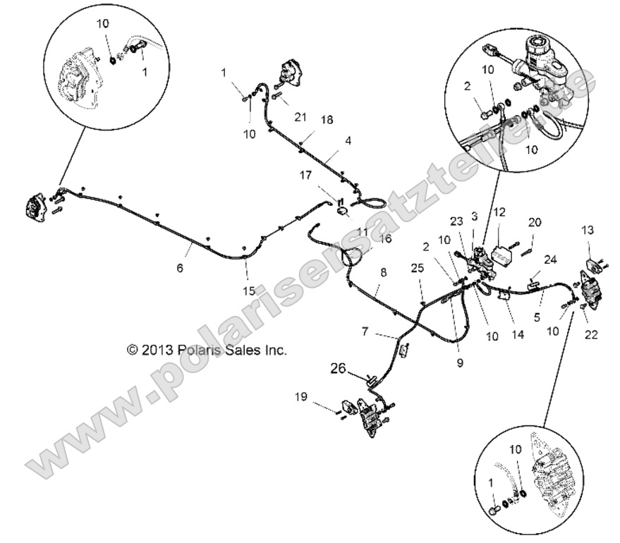 BRAKES, BRAKE LINES AND MASTER CYLINDER
