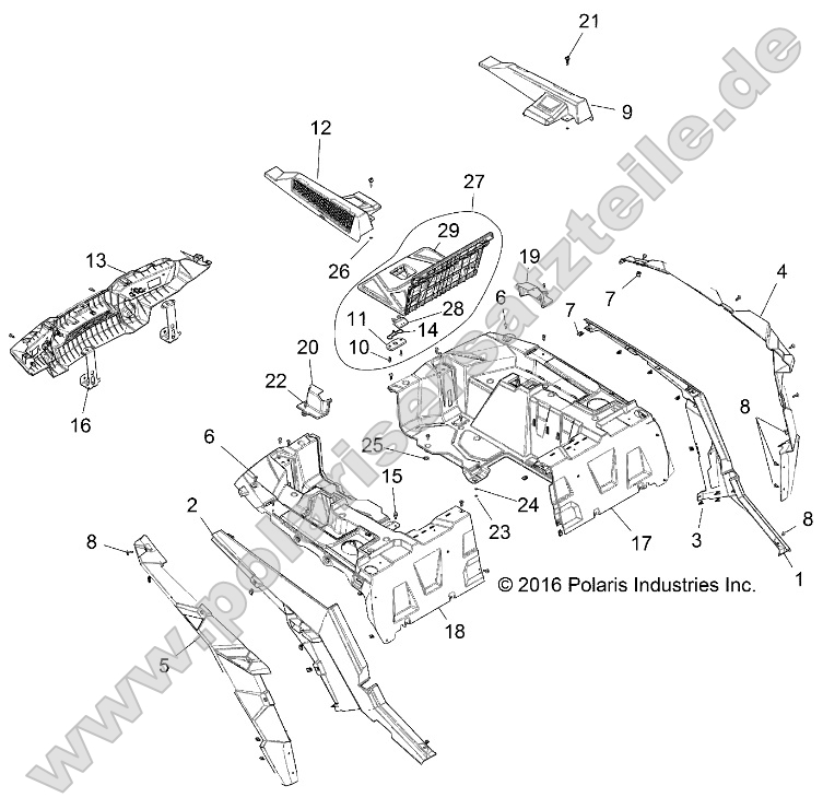 Body, Rear Rack and Fenders
