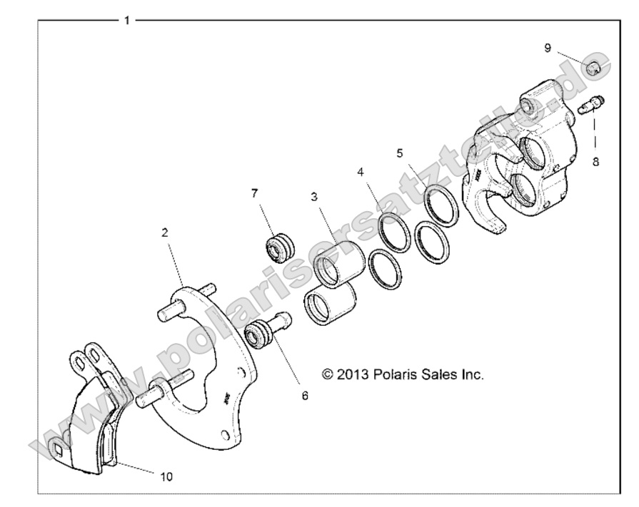 BRAKES, REAR CALIPER