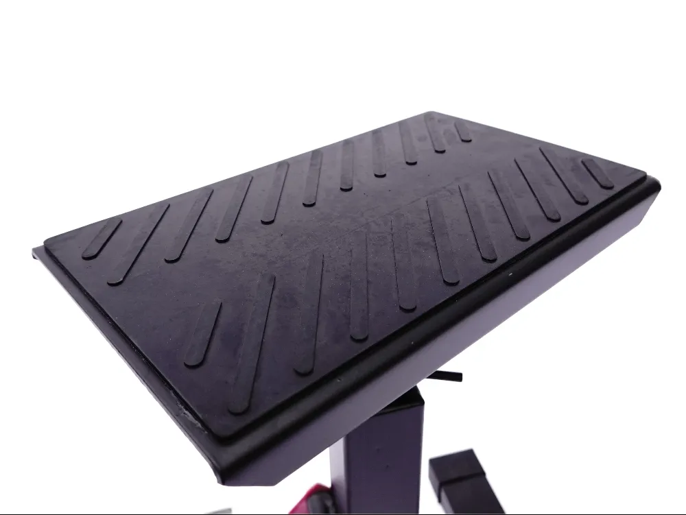 TMP Motocross & Enduro Hubständer Factory / MX Montageständer - schwarz-rot