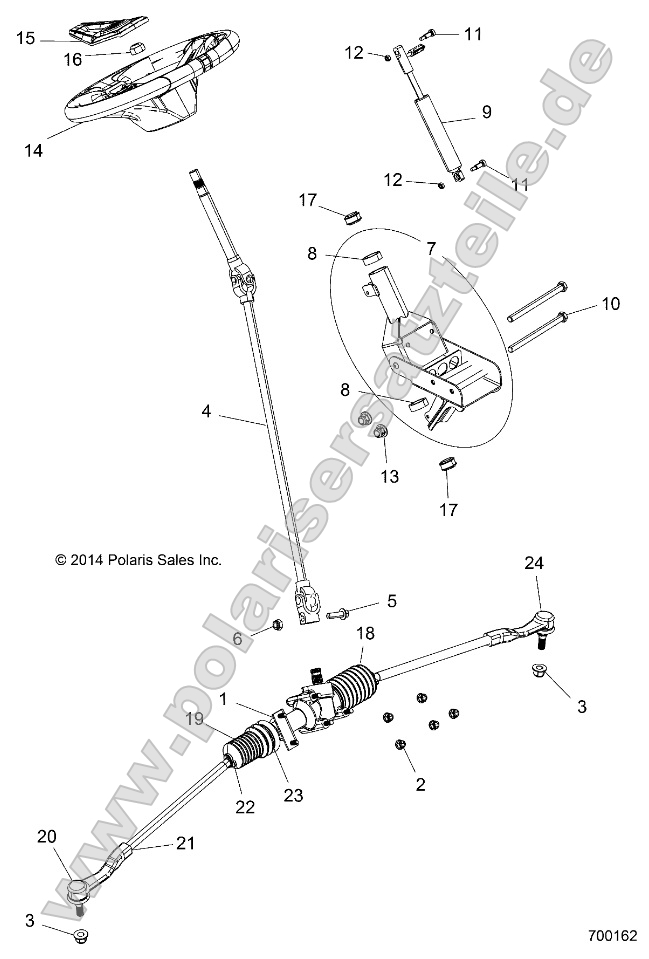 Steering, Steering Asm.