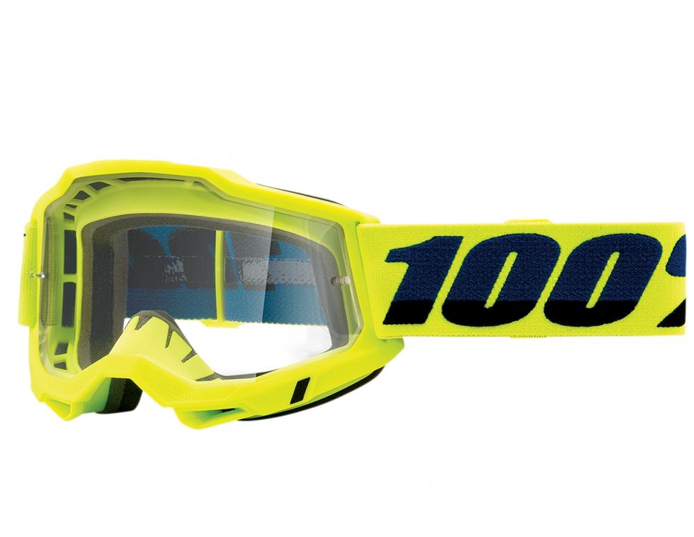 100__Crossbrille_Accuri_2___gelb___klares_Glas__50013_00003 100% Crossbrille Accuri 2 - gelb - klares Glas