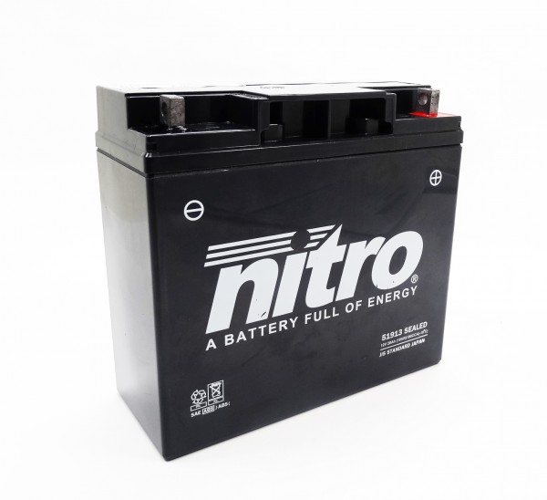 Nitro GEL 51913 AGM Batterie 12V 20AH