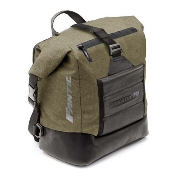 Fantic Original Caballero Satteltasche 17L sage grün - Caballero Scrambler 125 / 500 / 700 - 0877400