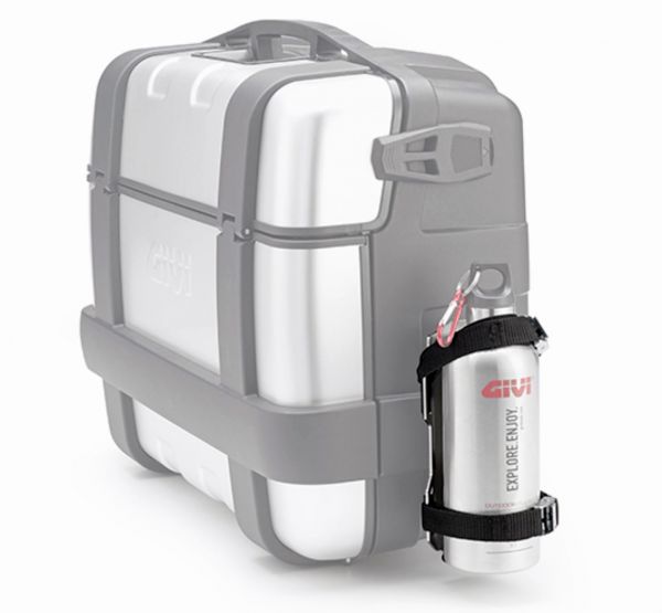 Givi Edelstahl Flaschenhalterung E162 für Trinkflasche STF500S