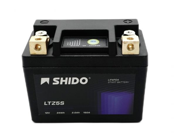 Shido LTZ5S Lithium Ionen Batterie 12V LiFePO4 (YTZ5S-BS, YTZ5S)