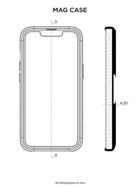 Quad Lock MAG Handyhülle / Handyschale für iPhone 14 Pro Max