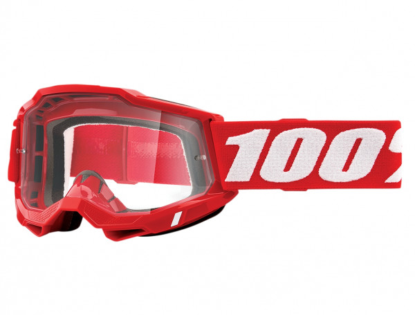 100% Crossbrille Accuri 2 - rot - klares Glas