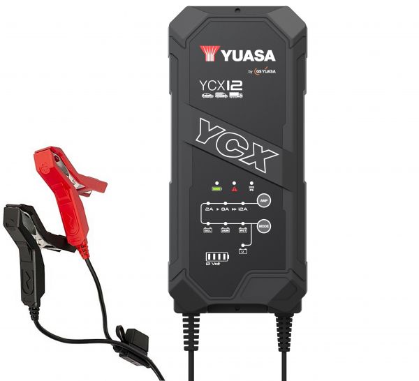 Yuasa YCX12 Batterieladegerät 12V 12A für Blei-Säure + Lithium Batterie
