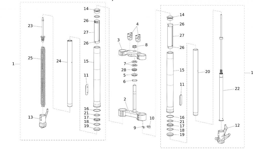 Gabel (vor VIN ZFMCA250SKU000200)