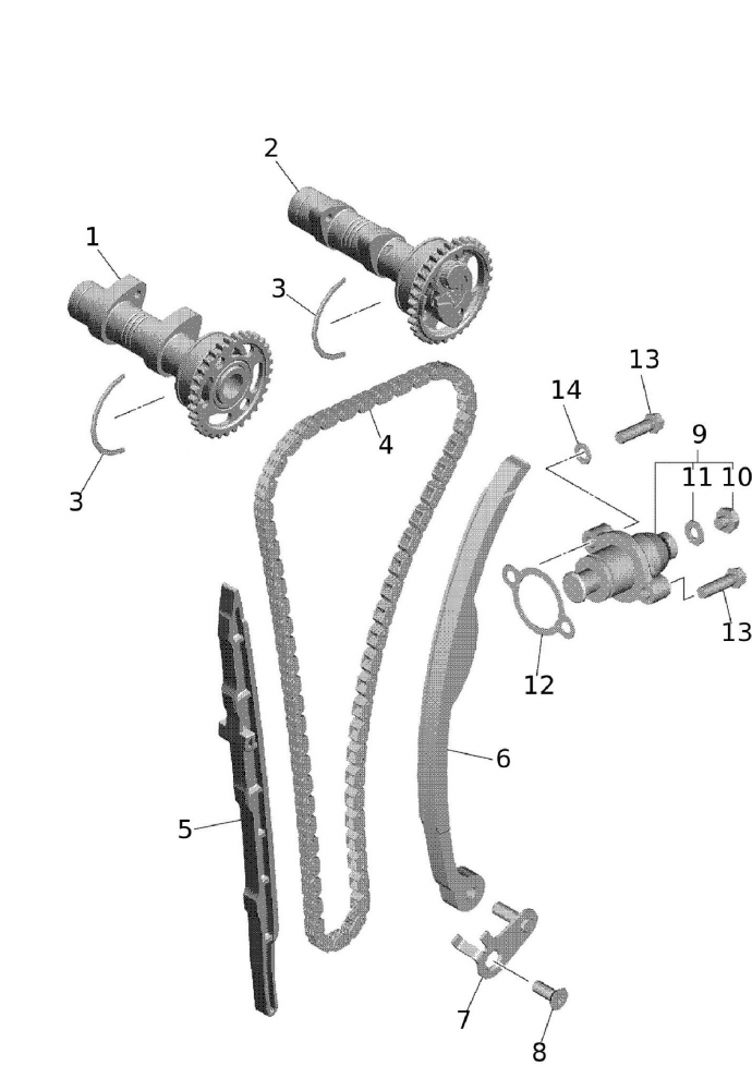 Steuerkettenspanner